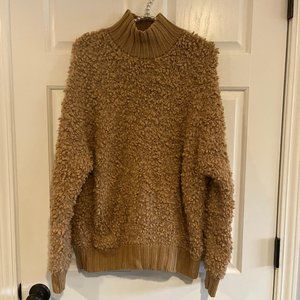 Express Ladies Long Sleeve Popcorn Knit Mock Turtleneck Sweater Size XS